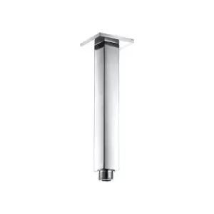 Image of Deva - Square Ceiling Shower Arm Chrome 200mm