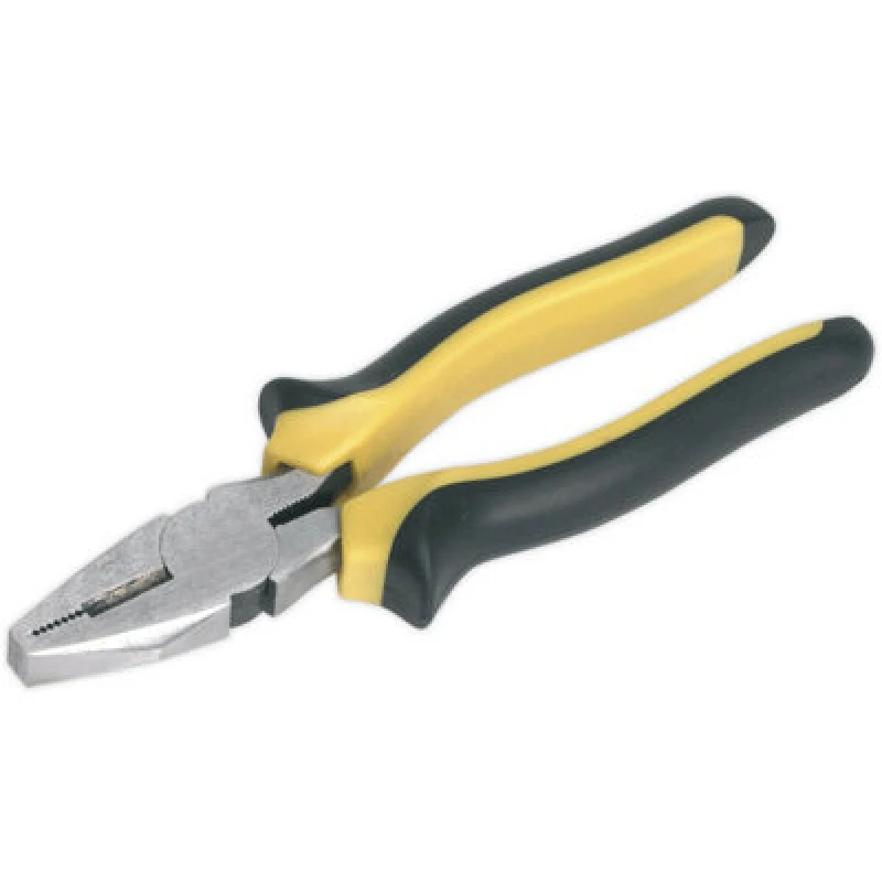 Image of Loops 180mm Combination Pliers - Oversized Grip - Corrosion Resistant - Hardened Steel Metallics
