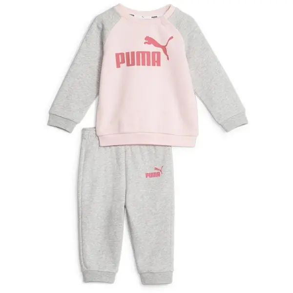 Image of Puma ESS Crew Jogger FL - Pink 9 - 12 Months