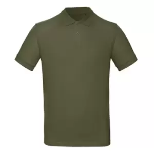 Image of B&C Mens Inspire Polo (Pack of 2) (3XL) (Army Khaki)