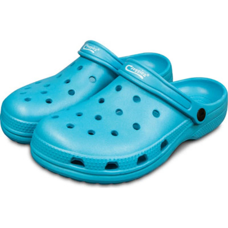 Image of Town and Country Casual Cloggies Garden Shoes Teal Size 5