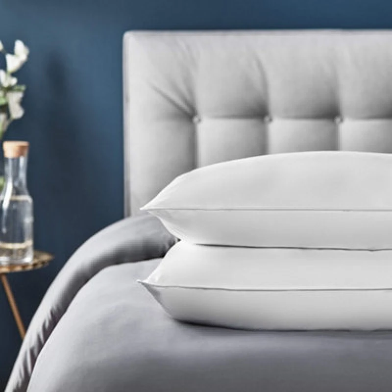 Image of Silentnight Duck Feather and Down Anti Allergy Pillow Pair White ONE SIZE