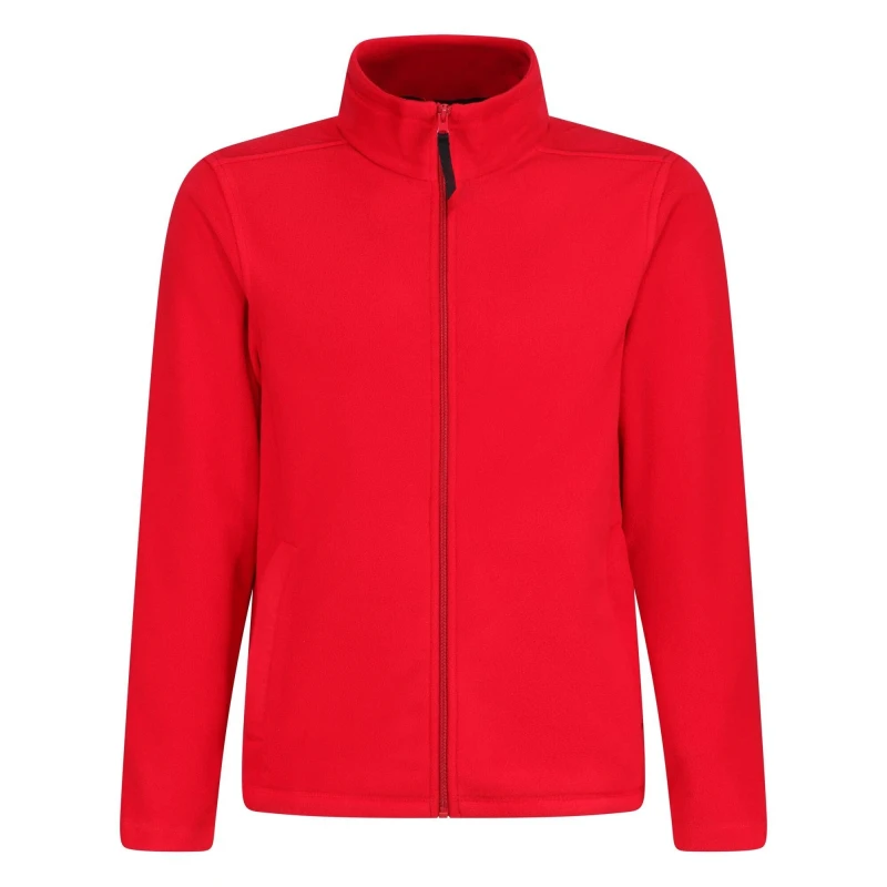 Image of Regatta Regatta Men 'Micro' Lightweight Full Zip Fleece in Red Size: 3X-Large Red XXXL Male 5051513337232