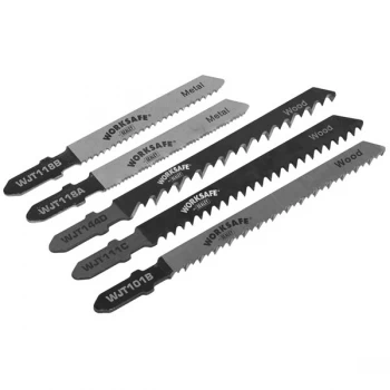 Image of Worksafe WJTASS General Jigsaw Blades - Pack of 5