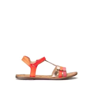 Image of Kids Diamanto Leather Touch 'n' Close Sandals