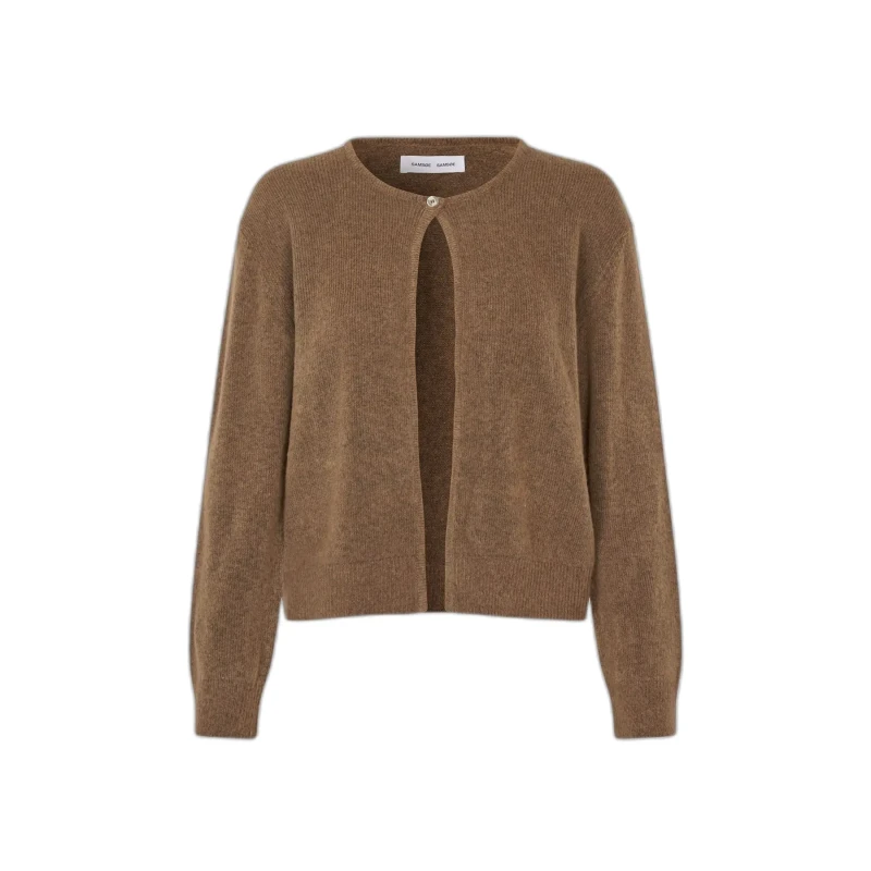 Image of Samsoe Samsoe Womens cardigan Samsoe Samsoe Sacassandra Beige Female M