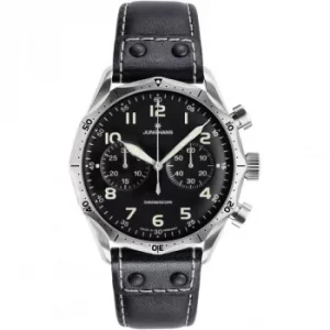 Image of Mens Junghans Meister Pilot Chronograph Watch