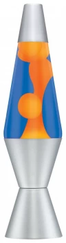 Image of Classic Orange and Blue Lava Lamp.