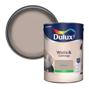Image of Dulux Walls & Ceilings Soft Truffle Silk Emulsion Paint 5L