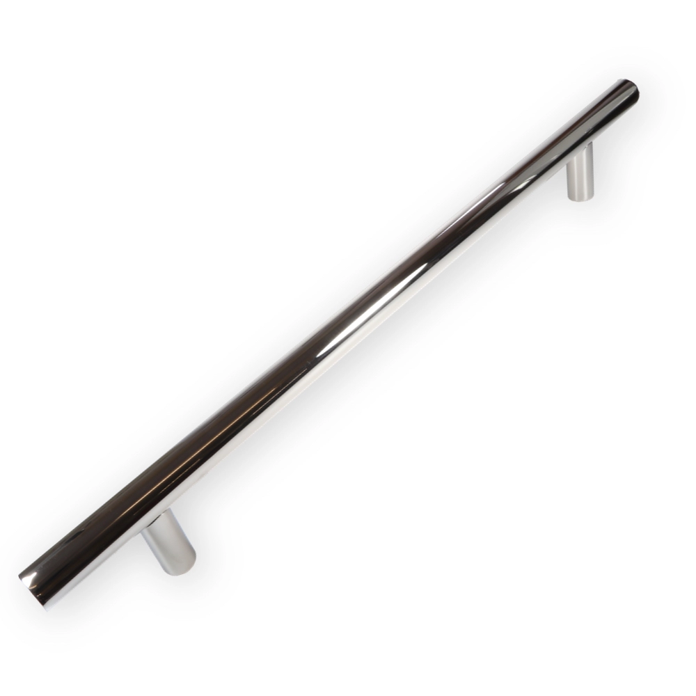 Image of LocksOnline Guardsman Polished Stainless Steel Door Pull Handle - 25mm Bar