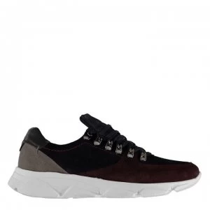 Image of Firetrap Dusk Trainers Mens - Navy/Burgundy