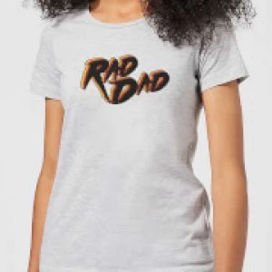 Image of Rad Dad Womens T-Shirt - Grey - L