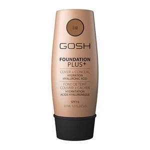 Image of Gosh Foundation Plus+ Tan 010