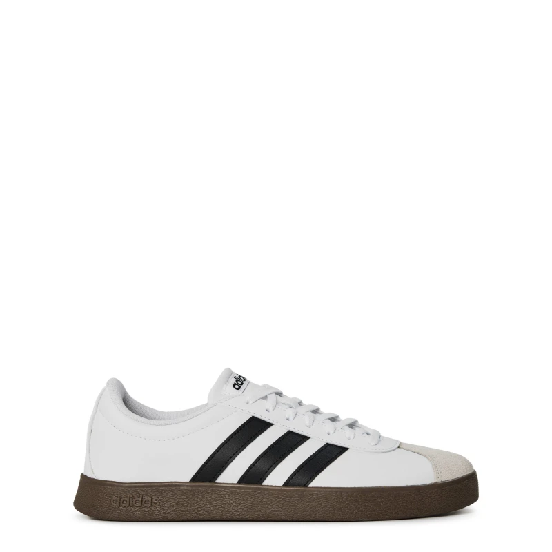 Image of adidas VL Court Base Shoes Womens - White White 4