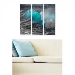 Image of MDF3361029 Multicolor Decorative MDF Painting (3 Pieces)