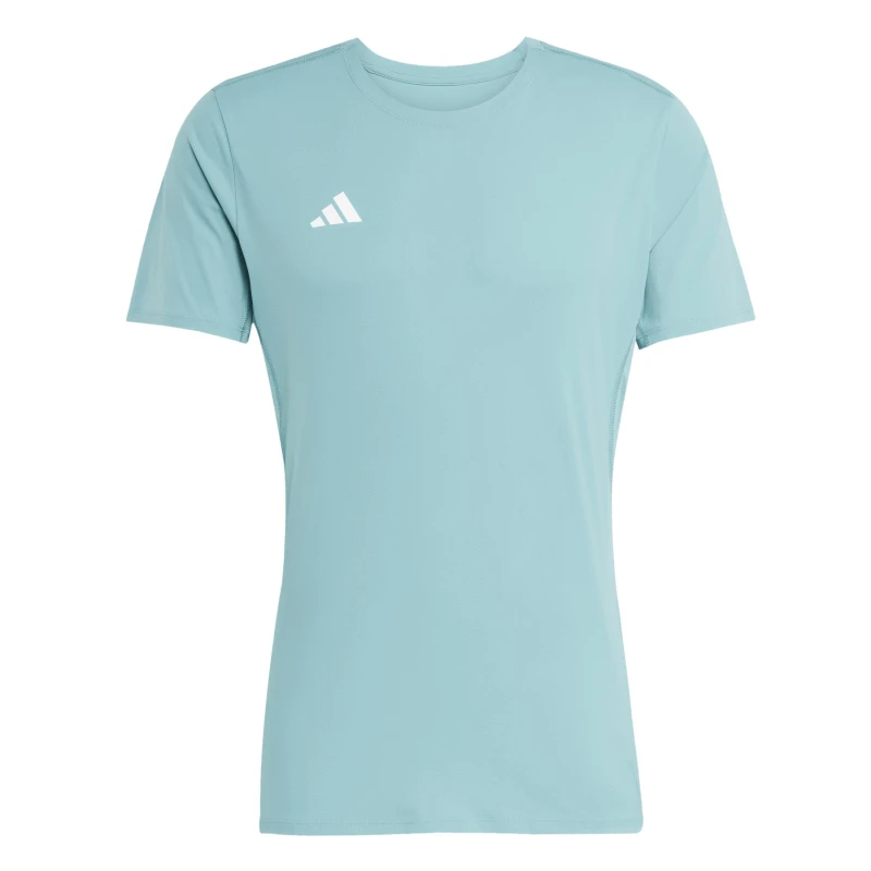 Image of adidas Adizero Essentials Running T-Shirt Mens Powder Teal male XL