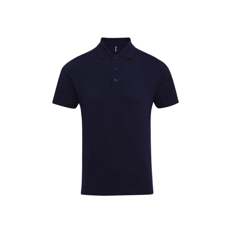 Image of Premier Premier Men Coolchecker Plus Pique Polo With CoolPlus in Navy Size: Small Navy S Male 5057819683028