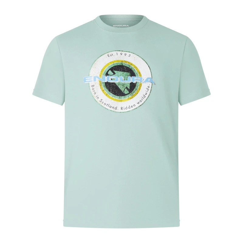 Image of Endura Mens Graphic Lifestyle T-Shirt Sage Green male M