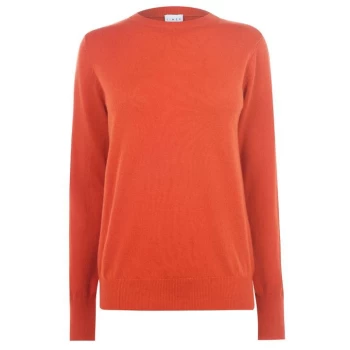 Image of Linea Woolcash Crew Neck Jumper - Orange