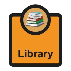 Image of Library Sign, Self Adhesive Foamex (266mm x 310mm)