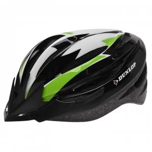 Image of Dunlop Cycle Helmet - Green/Black