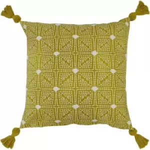 Image of Furn Chia Cushion Cover (One Size) (Ochre Yellow) - Ochre Yellow