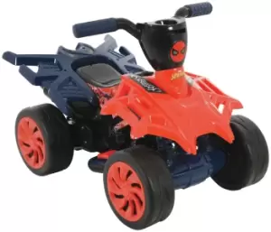 Image of Marvel Spiderman 6V Web Slinger Mini Quad Powered Vehicle