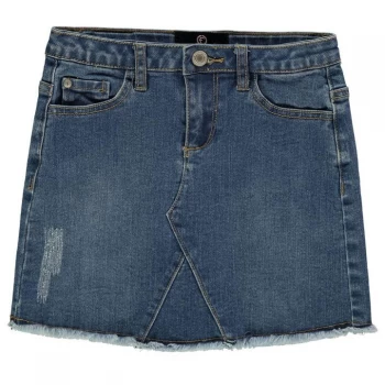 Image of Firetrap Denim Mini Skirt Junior Girls - Mid Wash