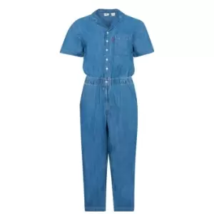 Image of LEVIS Cinched Jumpsuit - Blue