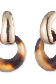 Image of Ladies Lauren Ralph Lauren PE POST DROP-GLD/TORTOISE Earrings 14G00372