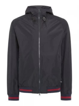 Image of Mens Barbour Hooded Twent Jacket Blue