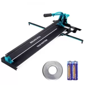 Image of VEVOR Manual Tile Cutter, 1000mm, Porcelain Ceramic Tile Cutter with Tungsten Carbide Cutting Wheel, Infrared Positioning, Anti-Skid Feet, Durable Rai