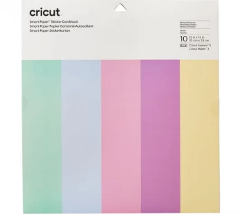 Image of CRICUT Smart Paper Sticker Cardstock - Pastels