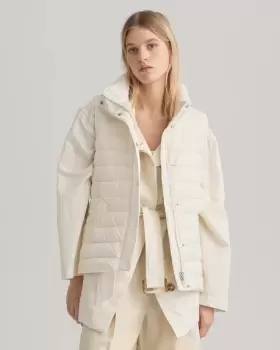 Image of GANT Women Light Down Gilet (M) Beige