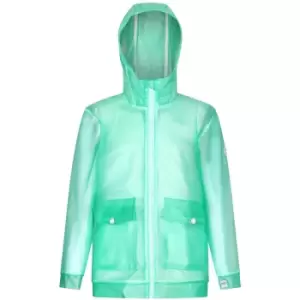Image of Regatta Girls Hallow Hooded Durable Waterproof Coat Jacket 9-10 Years - Chest 69-73cm (Height 135-140cm)