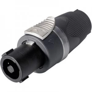 Image of Audio jack Plug straight Number of pins 4 Black Sommer Cable NL4FX SOM