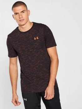 Image of Urban Armor Gear Threadborne Seamless T Shirt AnthraciteNeon Coral Size M Men