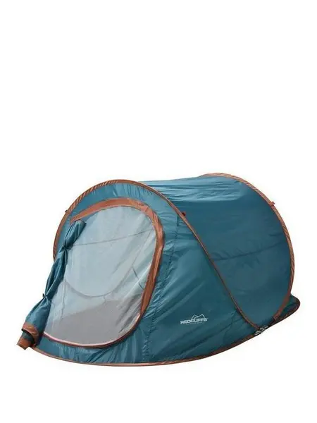 Image of Redcliffs 2 Person Pop Up Camping Tent Blue