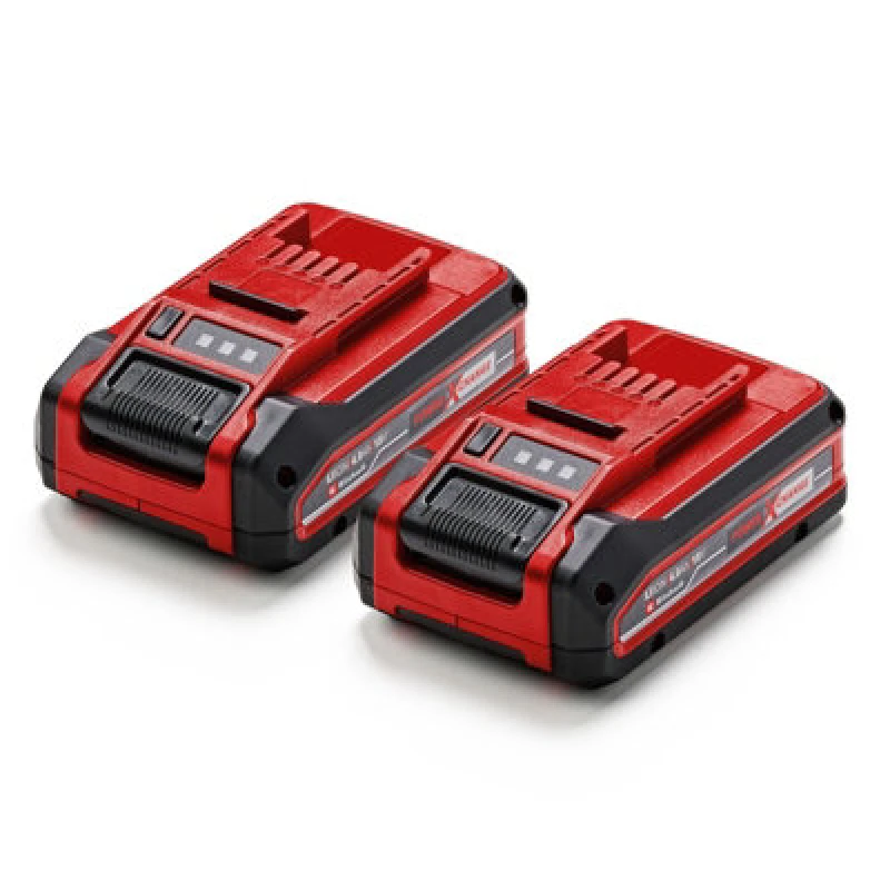 Image of Einhell 2x 4.0Ah plus Battery Twinpack 18V pxc Batteries For All Power X-Change - Einhell 4511629