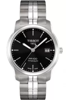 Image of Mens Tissot PR100 Titanium Watch T0494104405100