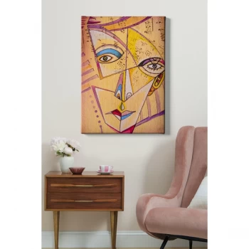 Image of Kanvas Tablo (70 x 100) - 80 Multicolor Decorative Canvas Painting