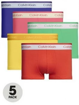 Image of Calvin Klein 5 Pack Low Rise Trunks - Multi Size M Men