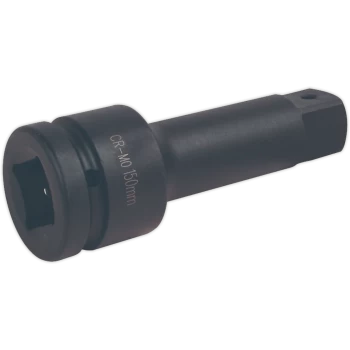 Image of Sealey 1" Drive Impact Socket Extension Bar 1" 150mm