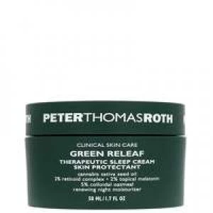Image of Peter Thomas Roth Green Releaf Therapeutic Sleep Cream Skin Protectant 50ml