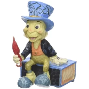 Image of Jiminy Cricket on Match Box Disney Traditions Mini Figurine