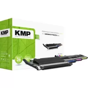 Image of KMP Toner cartridge combo pack replaced Samsung CLT-P406C, CLT-K406S, CLT-C406S, CLT-M406S, CLT-Y406S Compatible Black, Magenta, Cyan, Yellow 1500 Sid