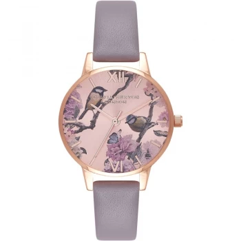 Image of Pretty Blossom Rose Gold & London Grey Watch