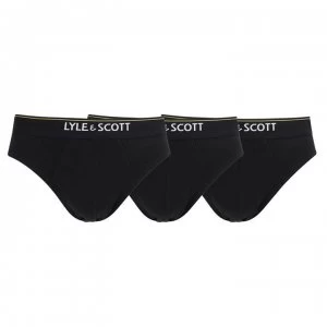Image of Lyle and Scott Shaw 3 Pack Briefs - Black