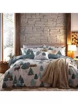 Image of Furn Furn Arcticus Christmas Scene Duvet Set - Sb
