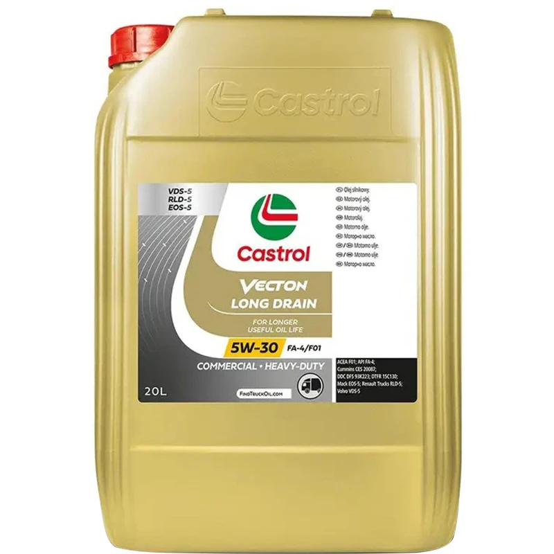 Image of Castrol 16189A Engine oil Castrol VECTON Long Drain 5W-30 FA-4/F01 Capacity: 20l Engine Oil (1862)